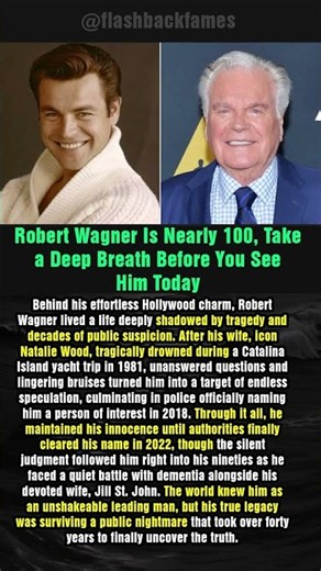Robert Wagner Is Nearly 100, Take a Deep Breath Before You See Him Today #shorts