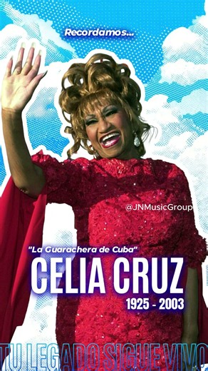 Recordamos a Celia Cruz: su legado sigue vivo 🕊️🌹 #CeliaCruz #LegadoMusical #Musica