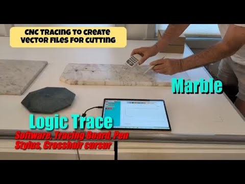 CNC cutting machines can cut all sorts of materials: stone metals, plastics, vinyl, cloth and wood.