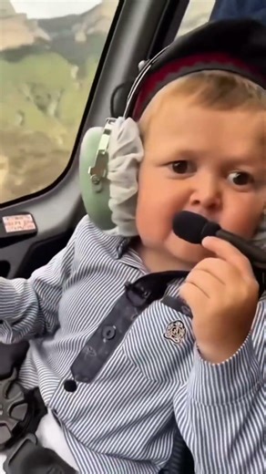 Hasbulla rides helicopter