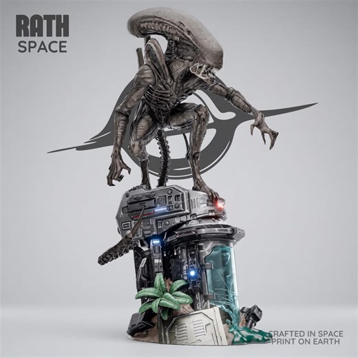 Alien Xenomorph 1/6 Scale STL 3D Print File Pre Supported Resin Collectible Statue Bust Model - Etsy