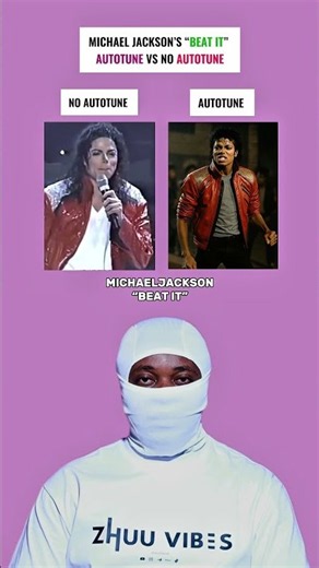 MICHAEL JACKSON’S “BEAT IT” AUTOTUNE VS NO AUTOTUNE #shorts #viral #reaction