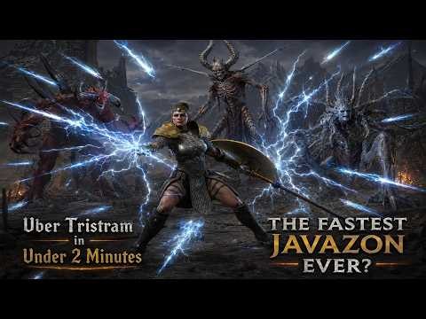 THE FASTEST JAVAZON EVER? DESTROYS Uber Tristram in Under 2 Minutes | D2R SS13