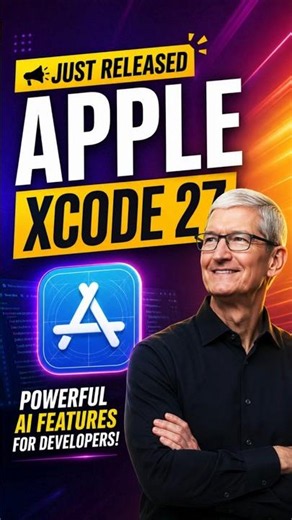 Apple Just Upgraded Xcode 27! 🍎 AI Coding Features Explained in 30 Seconds