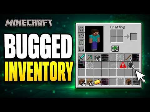 How to Fix Bugged Inventory in Minecraft (Items Disappearing & Shift-Click Not Working)