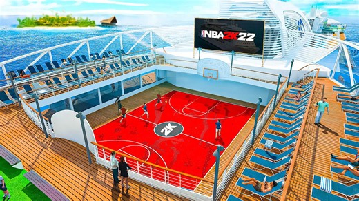 Explore the massive new city and cruise ship park in NBA 2K22 gameplay reveal