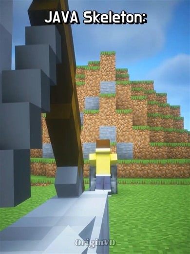 Java Skeleton VS Bedrock Skeleton 💀
