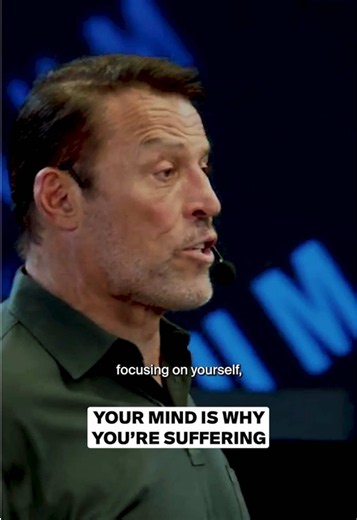 Self-focus creates suffering because the mind's nature is to find what's wrong. Our mind is a powerful tool, but if we don't take control of it, it will take control of us. #mindset #selfimprovement #selfish
