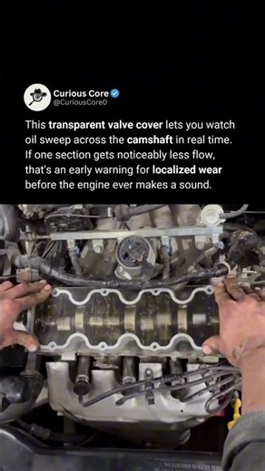 See Inside a Running Engine 🛢️