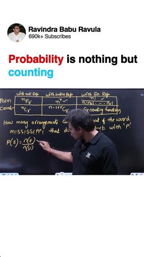 Probability is nothing but counting | GATECS | GATEDA | Prof. Ravindrababu Ravula