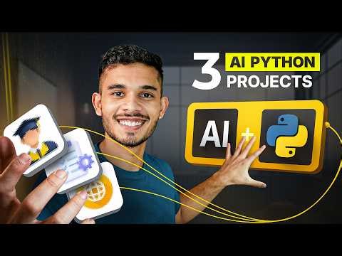 3 Python Projects to Add in Your Resume (Beginner to Advanced + AI) | Sagar Chouksey