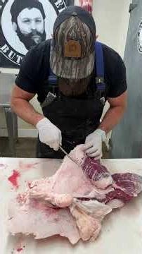 Cutting and trimming a Beef Flank Steak. 🔪🥩 #shorts