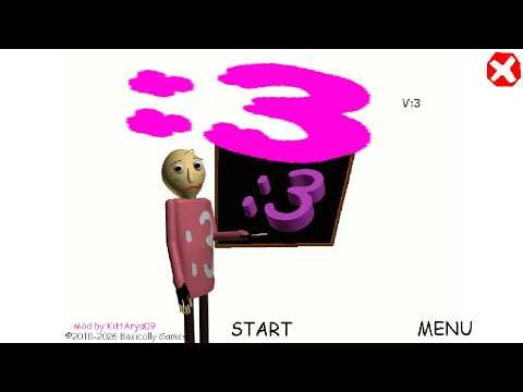 :3 Baldi Mod Baldi's Basics Mod Gameplay Enjoy :P