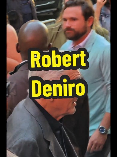 Robert Deniro outside of The Imperial Theatre for opening night of Billy Crystals Broadway show 860 #robertdeniro #broadway