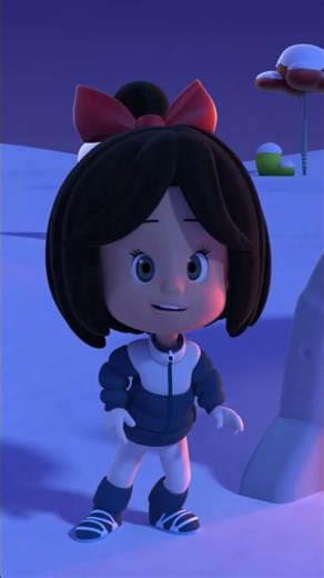 What a great teamwork! 🛷🧊⛄ #Cuquin #Cartoons #Christmas