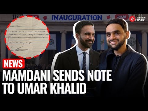 New York Mayor Zohran Mamdani Sends Handwritten Note To Jailed Activist Umar Khalid
