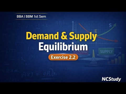 Demand Function & Supply Function Equilibrium | Tax Problems | Exercise 2.2