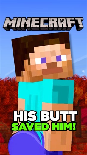 Minecraft Steve’s Butt Could Save His Life!