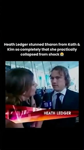 Heath Ledger was such a gentle soul 🥺