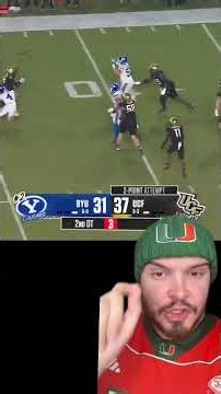 UCF UPSETS NO. 2 BYU WITH HELP OF THE REFS IN 2OT #cfb #collegefootball #ucf #byu #football