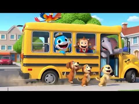 🎵 Animal Traffic Police Adventure | kids nursery rhymes | Baby Song, Fun Police Cartoon 🚦🐻🚓