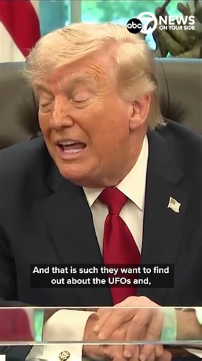 President Trump hints at upcoming UFO document release