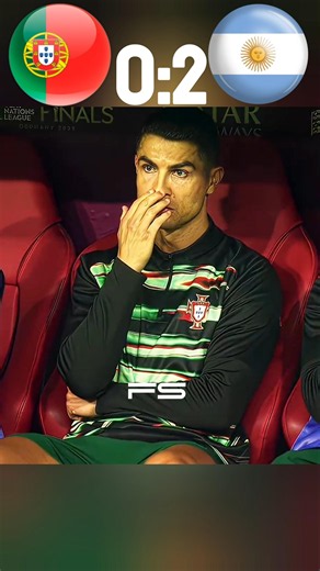 The Day injured Ronaldo Showed Argentina vs Portugal Imaginary match 🔥 2026 | #ronaldo #shorts #cr7