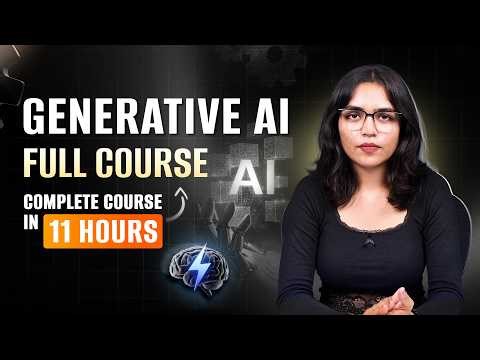 Generative AI Full Course Free | Gen AI Complete Course 2026 | Intellipaat