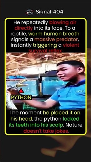 Python Strike Reflex: Why You Never Blow on a Snake