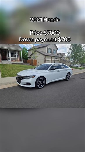 Year 2021 VIN (Vehicle Identification Number) 1HGCV2F3XMA027025 Mileage 49000 Price $7000 Down payment $700 Previously Registered Overseas No Number of Seats 5 Number of Previous Owners 2 Transmission Automatic Fuel Type Gasoline For Sale By Private Seller Horse Power More Than 185 kW (247.9 hp) Independent Vehicle Inspection No Engine Size 2 L Exterior Color White Car Type Passenger Vehicles Number of Doors 4