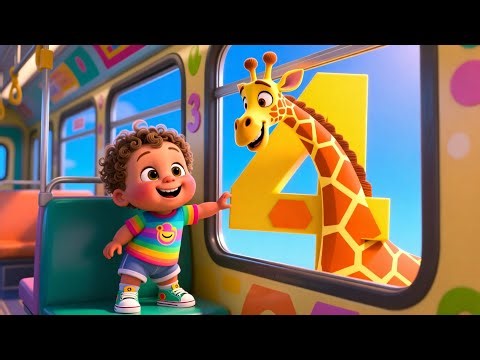 Boom Boom Farm Bus 123 Baby Play 🚌🎶 Fun Counting Song for Kids | Learn Numbers with Bus Adventure