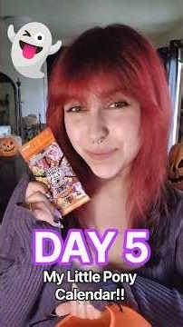 DAY 5 My Little Pony Halloween Advent Calendar Countdown!! 🦇💕 | #mylittlepony #mlp #halloween #tcg