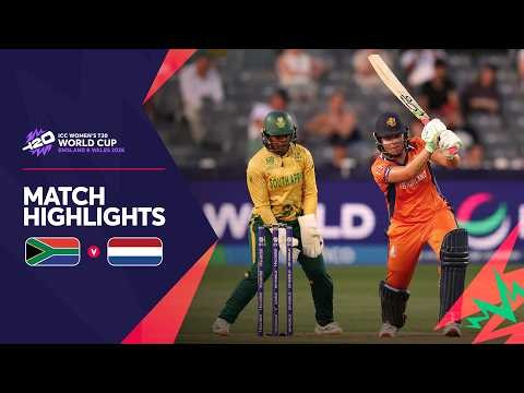 South Africa v Netherlands | Match Highlights | Women's #T20WorldCup 2026