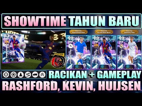 3 SHOWTIME GRATIS TAHUN BARU !! RACIKAN + GAMEPLAY RASHFORD, KEVIN, HUIJSEN !! BANTAI LAWAN !!
