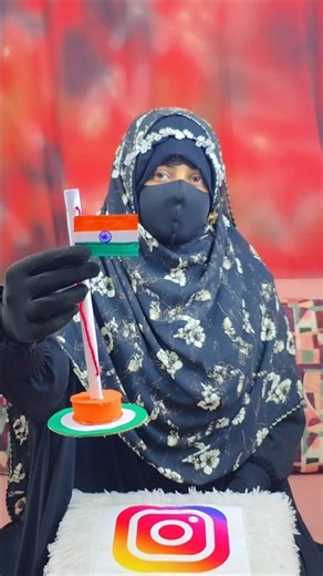 indian flag making craft/ indian flag craft tutorial #support #shorts #flag #india #crafts