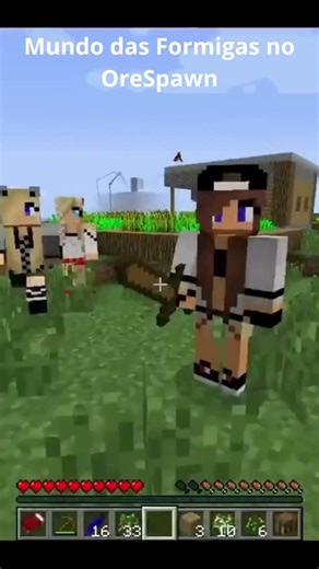 OreSpawn no Minecraft 1.7.10 - Entrei na Dimensão das Formigas Coloridas!