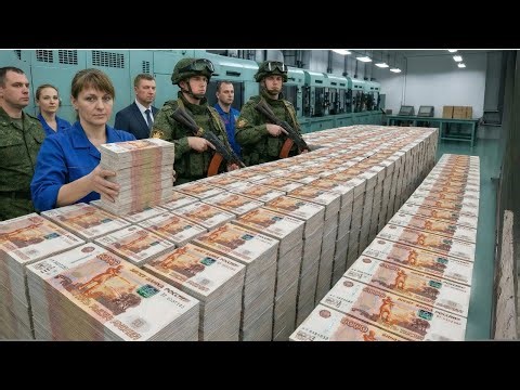 Inside Russia’s Money Printing Factory: How the Ruble Is Made Under Heavy Security (Full Process)