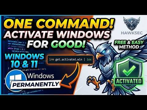 How to Activate Windows 10 & 11 Permanently Using PowerShell (2026)