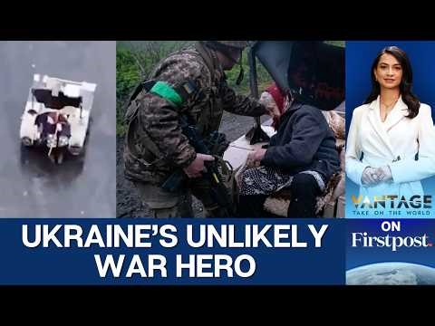 Robot Carries Elderly Ukrainian Woman to Safety Near Front Line | Vantage on Firstpost | N18G