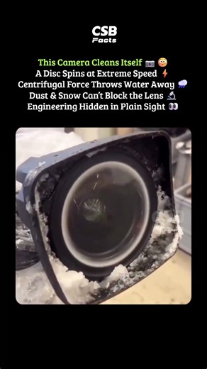 This Camera Cleans Itself at High Speed 🤯📷