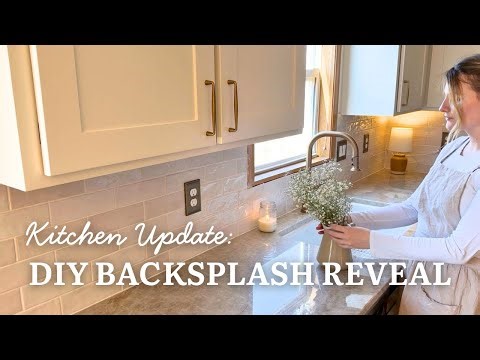 DIY Backsplash Reveal | Cozy Kitchen Renovation Update