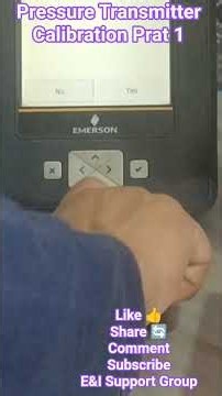 Pressure Transmitter Calibration Prat 1 || How To Calibrate Pressure Transmitter I| #pt #ft #dpt
