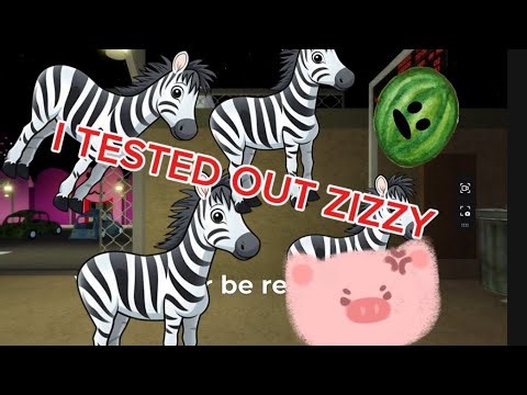 IM TESTNG THE PIGGY🐷SKIN ZIZZY🦓 SO U DONT HAVE TO PIGGY GAMEPLAY