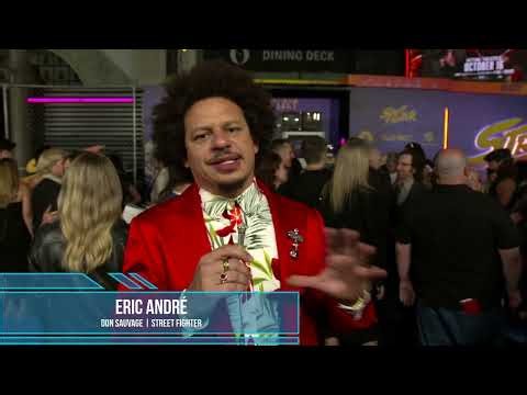 Eric André Carpet Interview at Street Fighter Premiere
