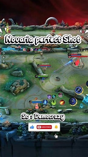 Novaria Perfect Shot || Compilation Gameplay! 🔥#novaria #mlbb #fyp # #mobilelegends #shorts