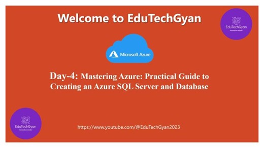 Day 4: Azure SQL Tutorial | How to Create Azure SQL Database | Azure SQL Overview | Mastering Azure