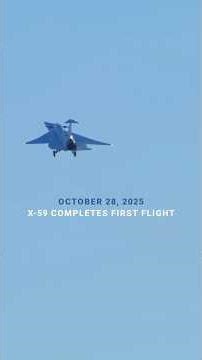 59 seconds on NASA's X-59 | Looking Back at First Flight