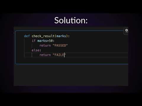 Python Coding Challenge #2 | Pass or Fail Function (Beginner)