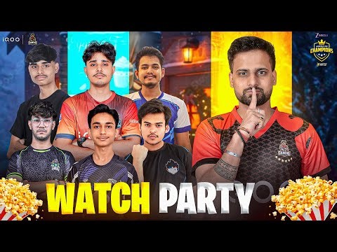 WATCHPARTY AAJ KON KREGA TABLE TOP | iQOOTG FOZYAJAY IS LIVE | #freefire #freefiretournament #iQOOTG