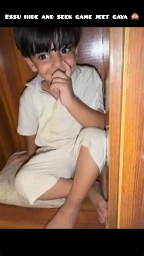 Esu hide and seek game jeet gaya 🙈 #shorts #youtubeshorts #swpethouse